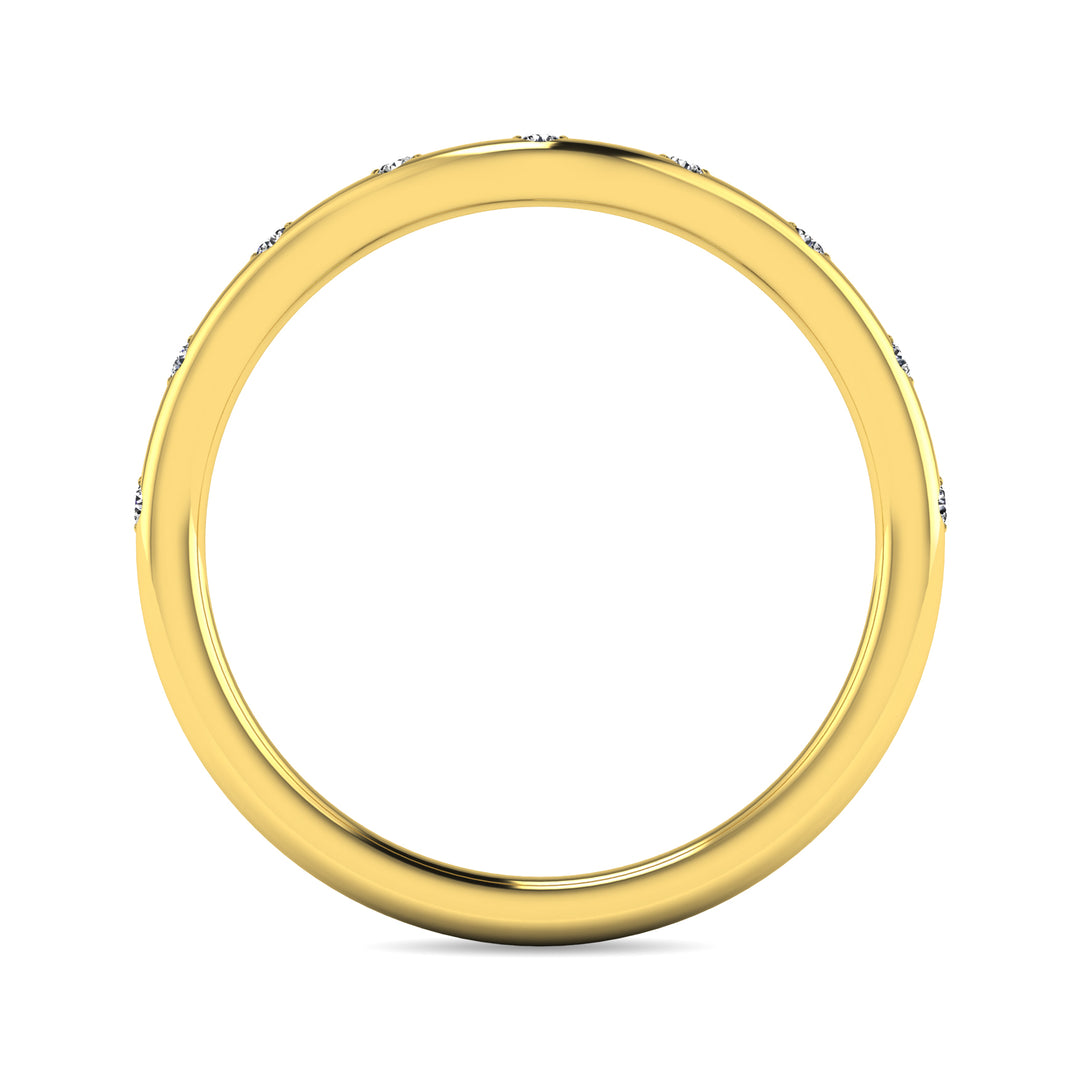 Diamond 1/10 Ct.tw Stackable Ring in 10K Yellow Gold