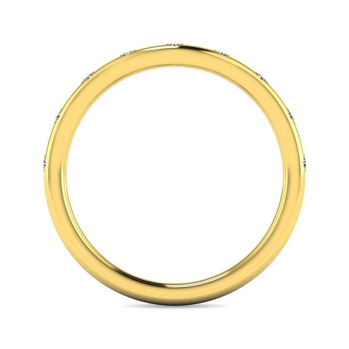 Diamond 1/10 Ct.tw Stackable Ring in 10K Yellow Gold