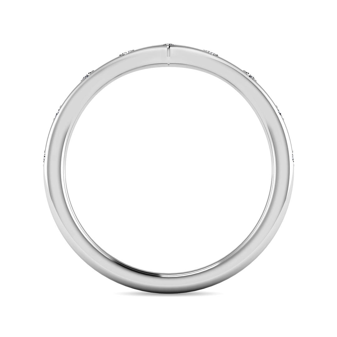 Diamond 1/10 Ct.tw Stackable Ring in 10K White Gold