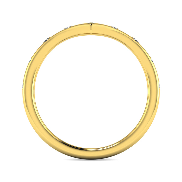 Diamond 1/10 Ct.tw Stackable Ring in 10K Yellow Gold
