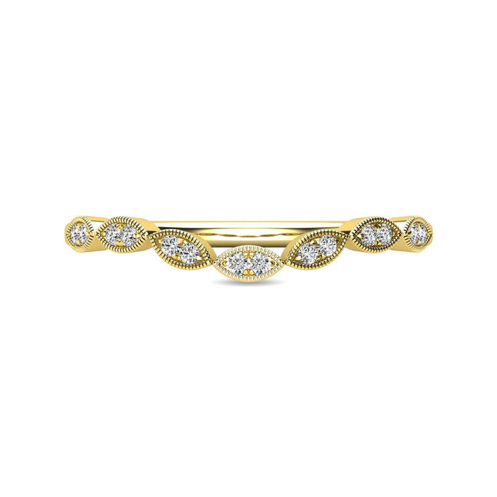 Diamond 1/20 Ct.tw Stackable Ring in 10K Yellow Gold