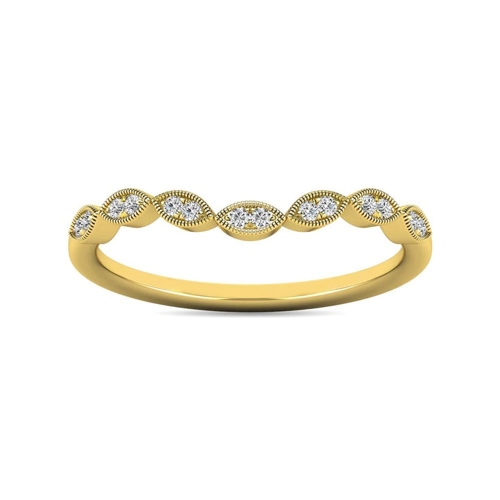 Diamond 1/20 Ct.tw Stackable Ring in 10K Yellow Gold