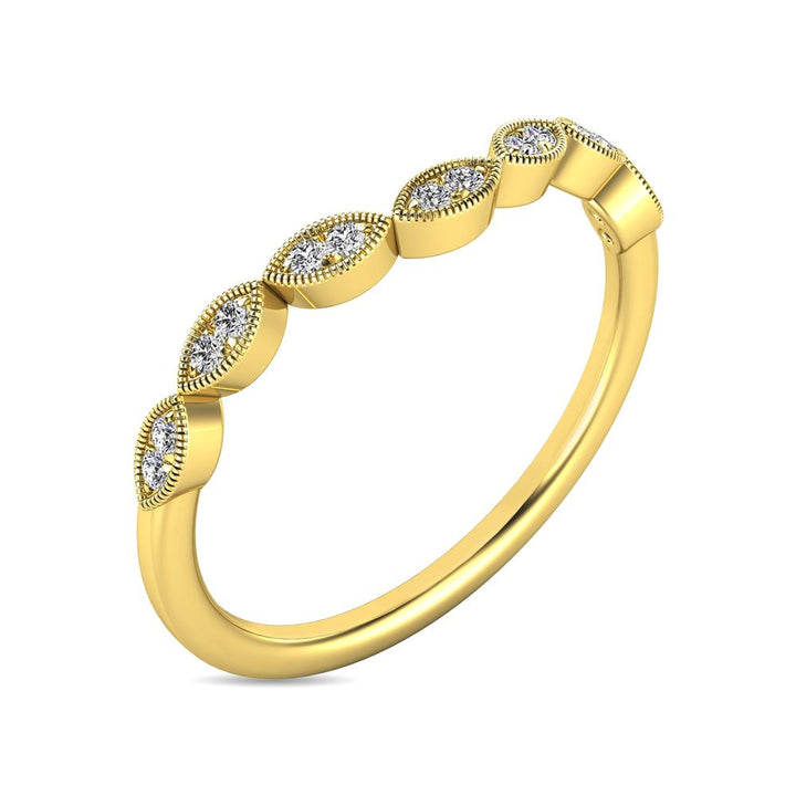 Diamond 1/20 Ct.tw Stackable Ring in 10K Yellow Gold