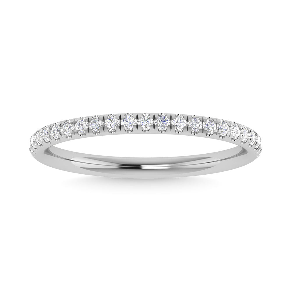 Diamond 1/3 Ct.Tw. Chevron Band in 14K White Gold