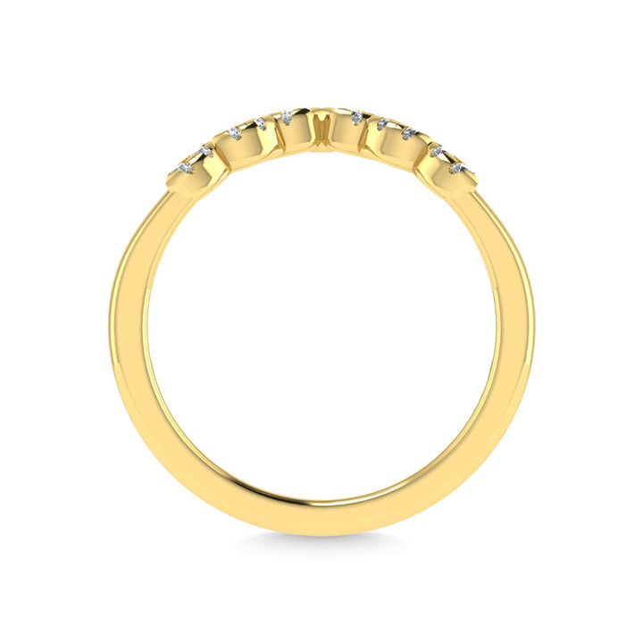 Diamond 1/10 Ct.Tw. Anniversary Band in 14K Yellow Gold