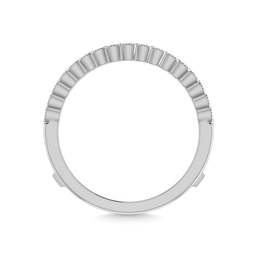 Diamond 1/2 Ct.Tw. Guard Ring in 14K White Gold