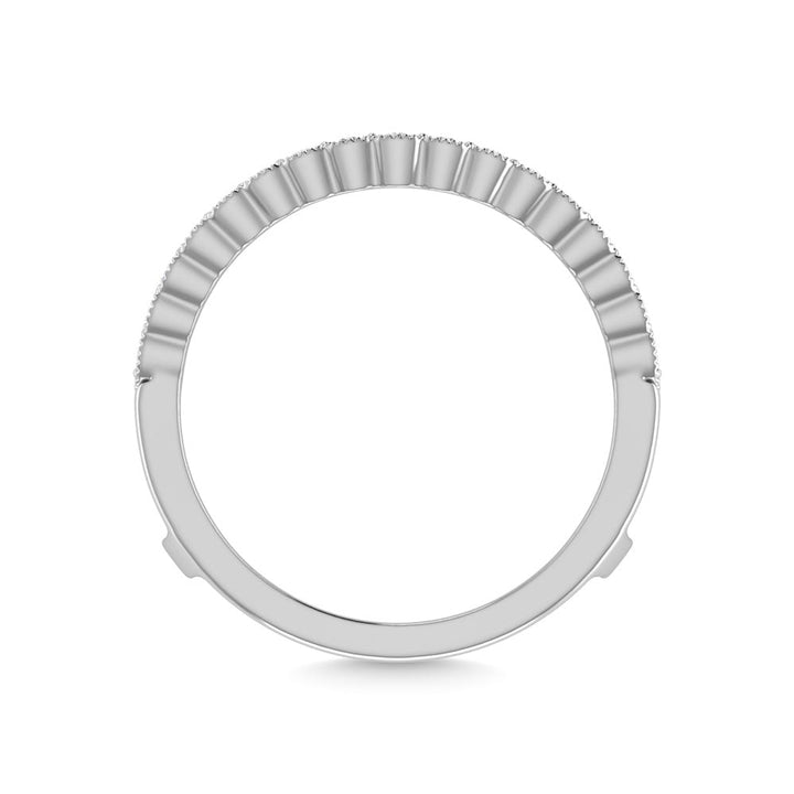 Diamond 1/2 Ct.Tw. Guard Ring in 14K White Gold