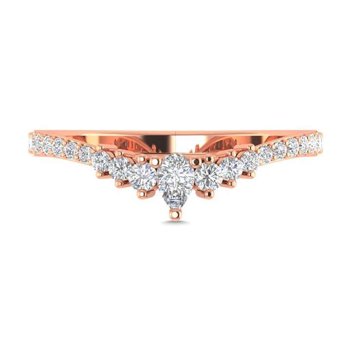 Diamond 1/3 Ct.Tw. Anniversary Band in 14K Rose Gold