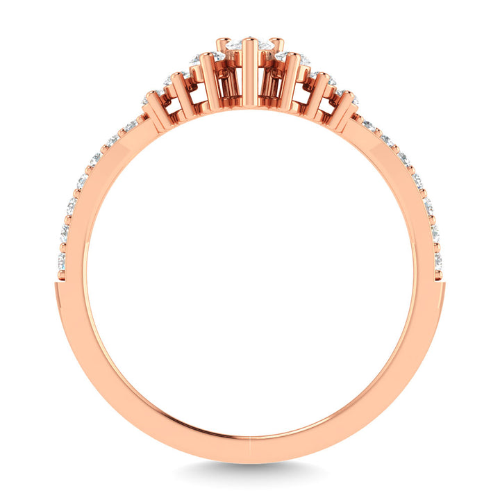 Diamond 1/3 Ct.Tw. Anniversary Band in 14K Rose Gold