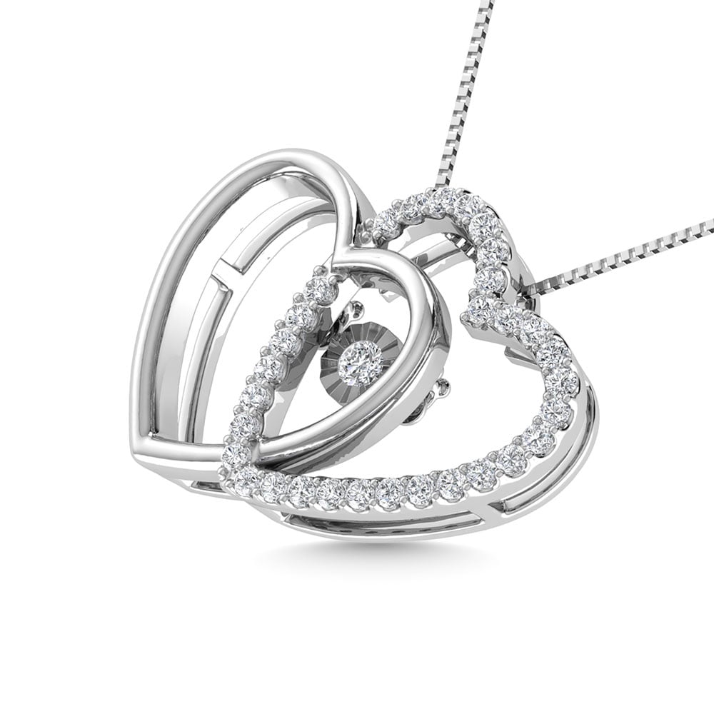 Diamond 1/5 Ct.Tw. Fashion Necklace in 10K White Gold