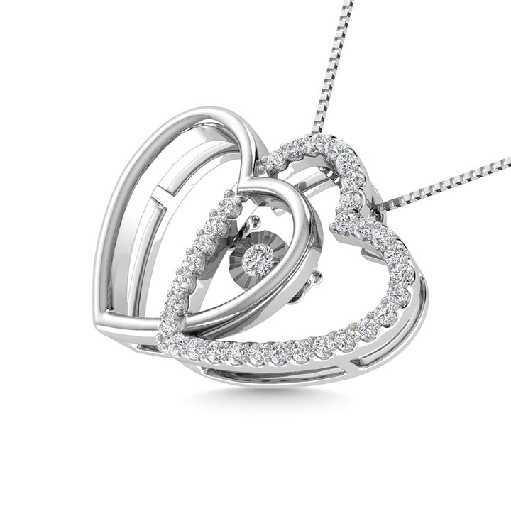 Diamond 1/5 Ct.Tw. Fashion Necklace in 10K White Gold