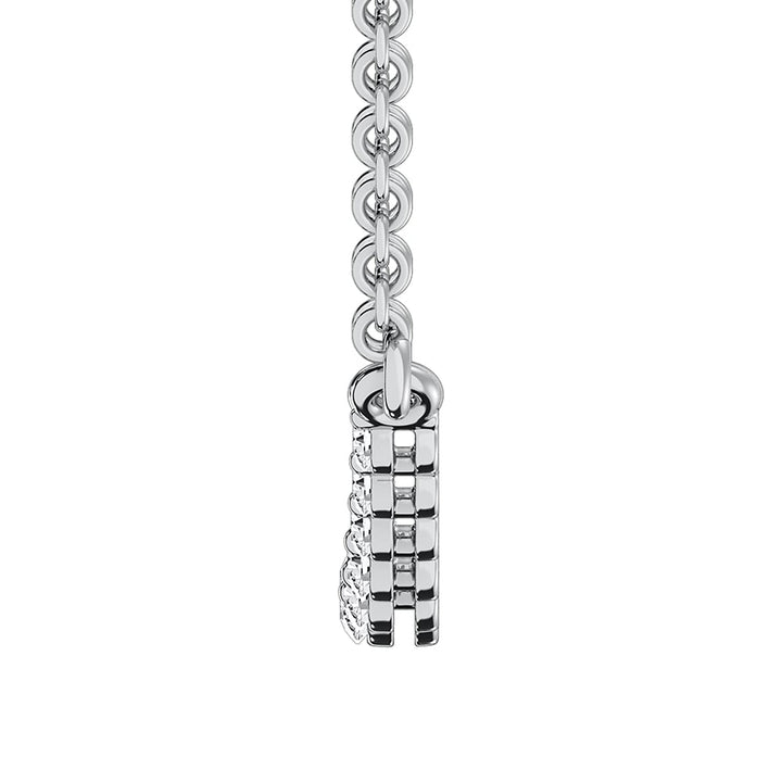 14K White Gold 1/4 Ct.Tw. Diamond Necklace