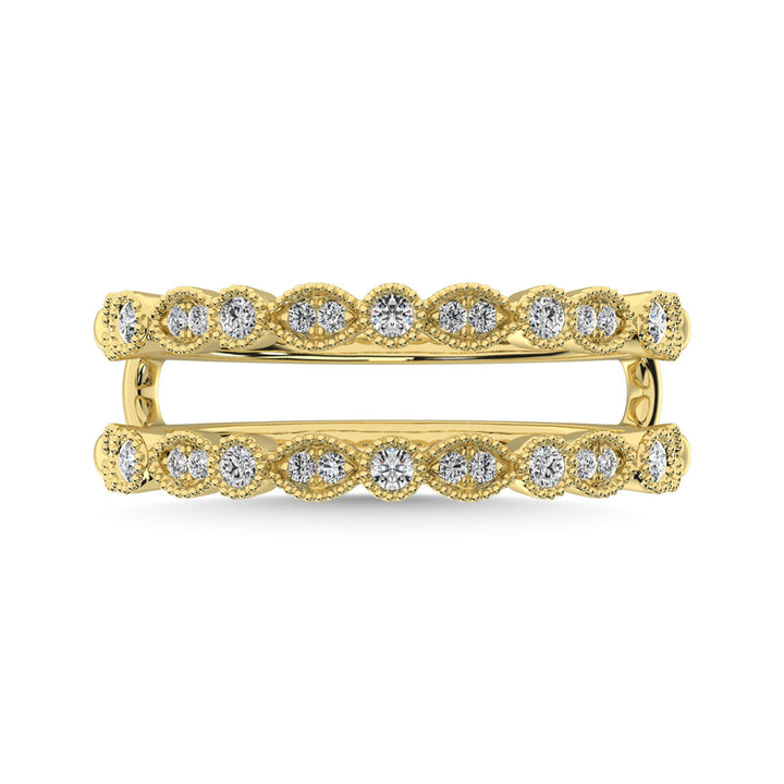 Diamond 1/4 Ct.Tw. Anniversary Ring in 10K Yellow Gold