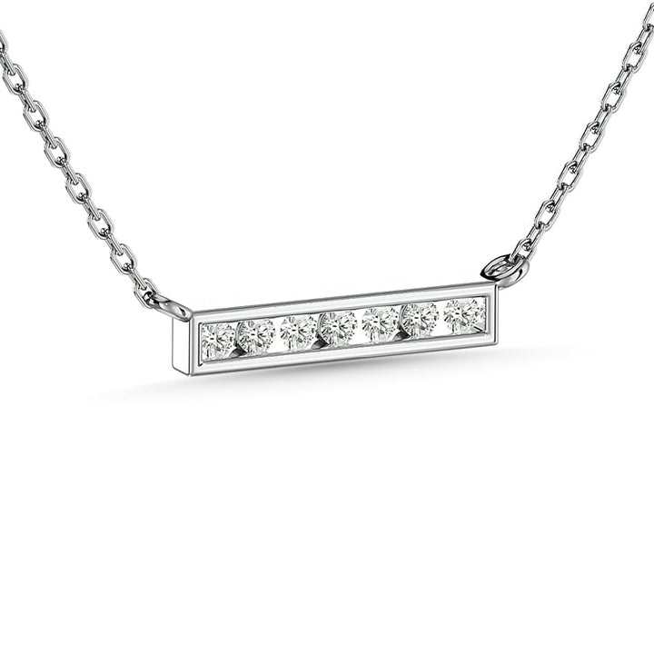 Diamond 1/4 Ct.Tw. Om Pendant in 14K White Gold