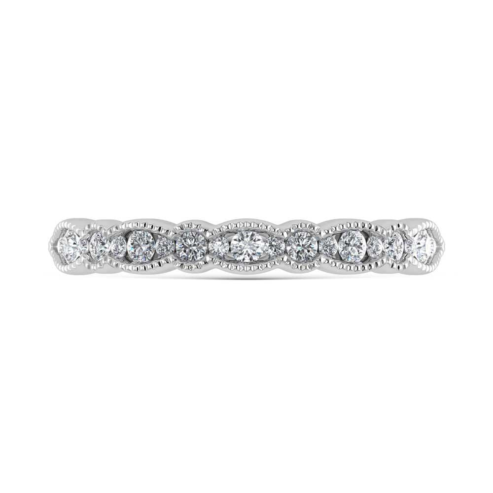 Diamond 1/4 Ct.Tw. Stackable Band in 14K White Gold