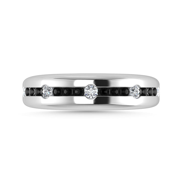 Diamond 1/2 Ct.Tw. Wedding Band in 14K White Gold
