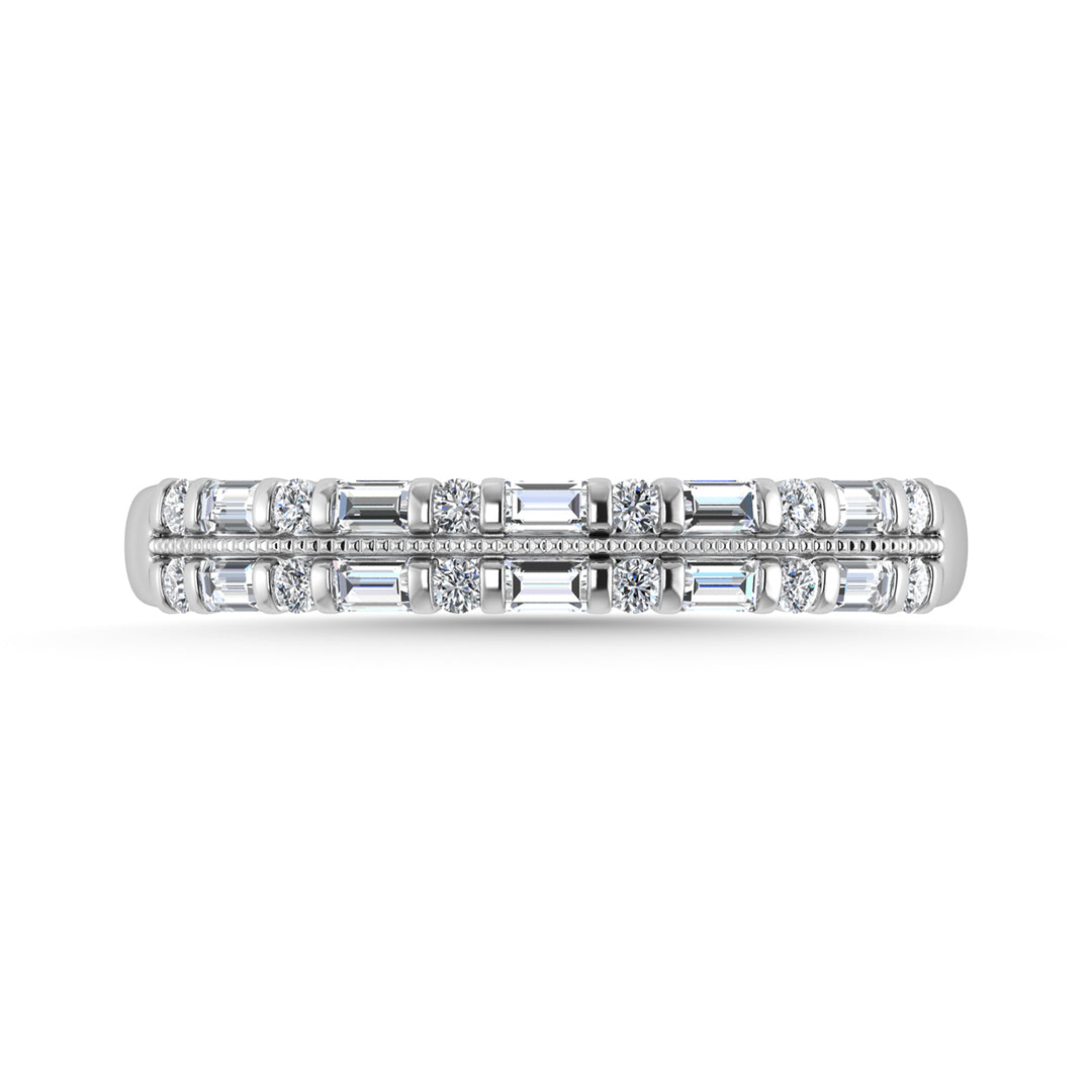 Diamond 1/4 Ct.Tw. Fashion Band in 14K White Gold