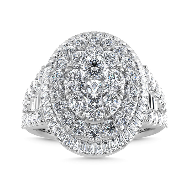 Diamond 2 1/3 Ct.Tw. Engagement Ring in 14K White Gold