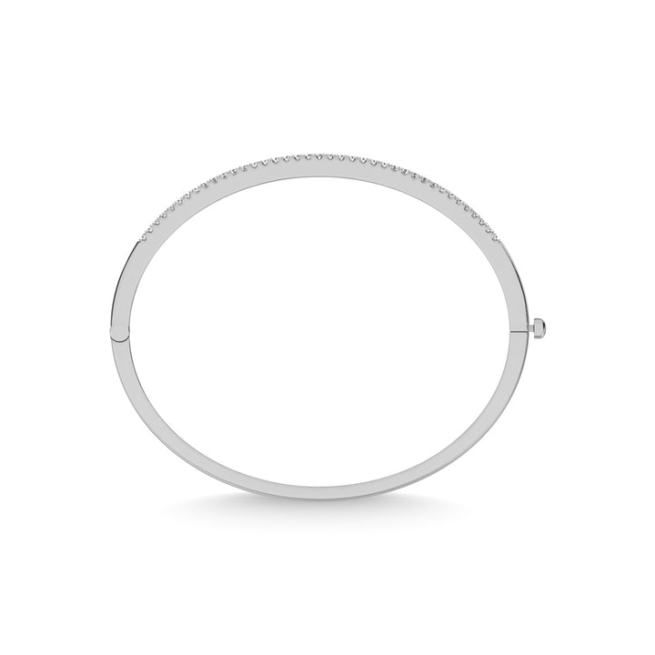 14K White Gold Diamond 3 Ct.Tw. Fashion Bangle