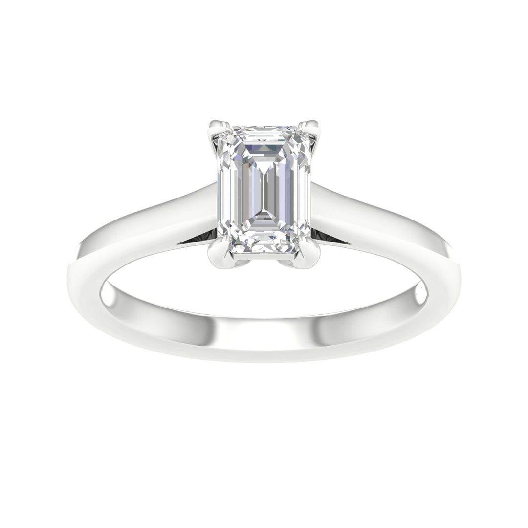 14K 1.00CT Certified Lab Grown Diamond Ring ( IGI Certified )