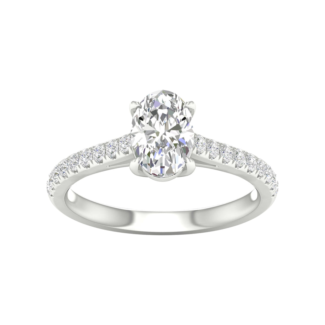 14K 1.75CT Certified Lab Grown Diamond Ring ( IGI Certified )