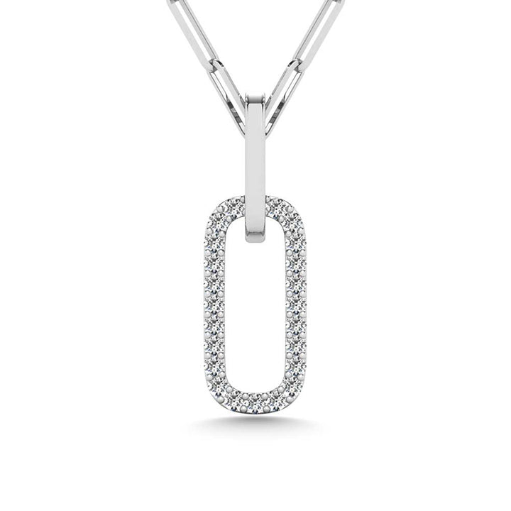 Diamond 1/10 Ct.Tw. Fashion Pendant in Sterling Silver