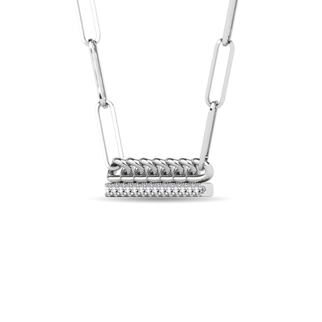 Diamond 1/5 Ct.Tw. Fashion Pendant in 10K White Gold