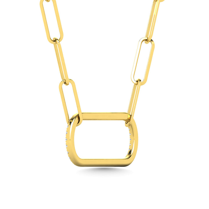 Diamond 1/5 Ct.Tw. Fashion Pendant in 10K Yellow Gold