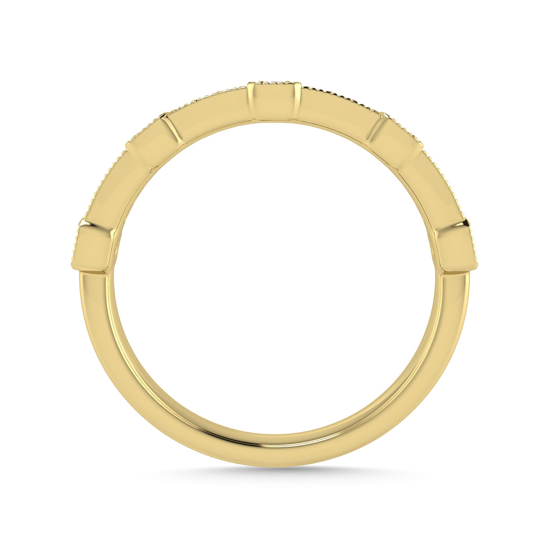 Diamond 1/6 Ct.Tw. Stackable Band in 14K Yellow Gold