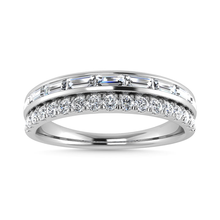 Diamond 5/8 Ct.Tw. Fashion Band in 14K White Gold