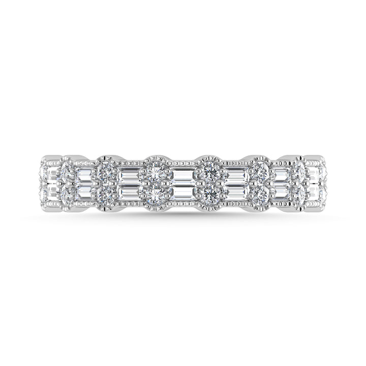 Diamond 1/2 Ct.Tw. Fashion Band in 14K White Gold