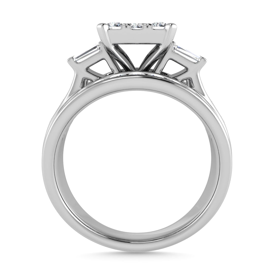 Diamond 1 1/2 Ct.Tw. Engagement Ring in 10K White Gold
