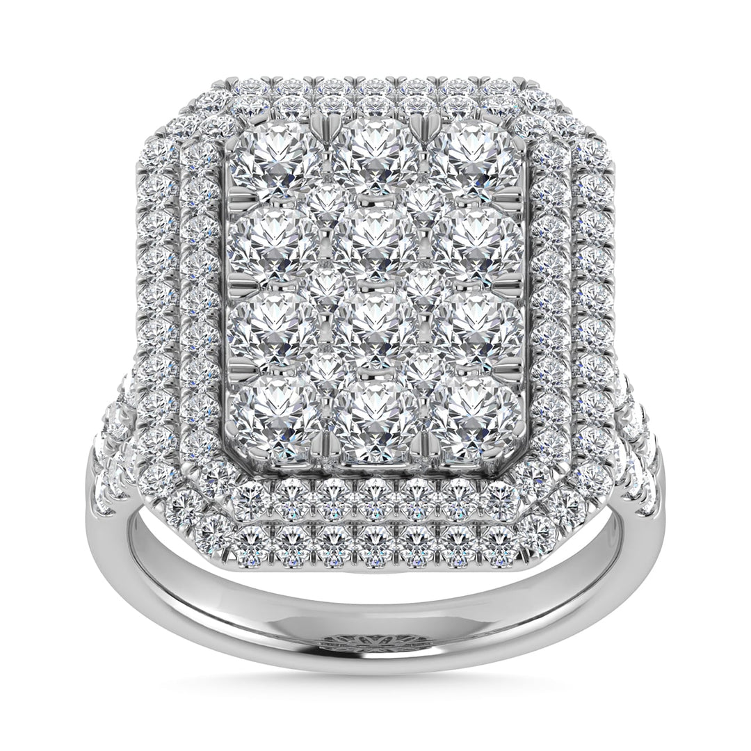 Diamond 3 Ct.Tw. Engagement Ring in 14K White Gold