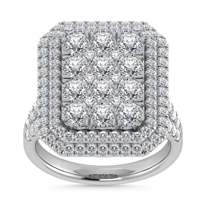 Diamond 3 Ct.Tw. Engagement Ring in 14K White Gold