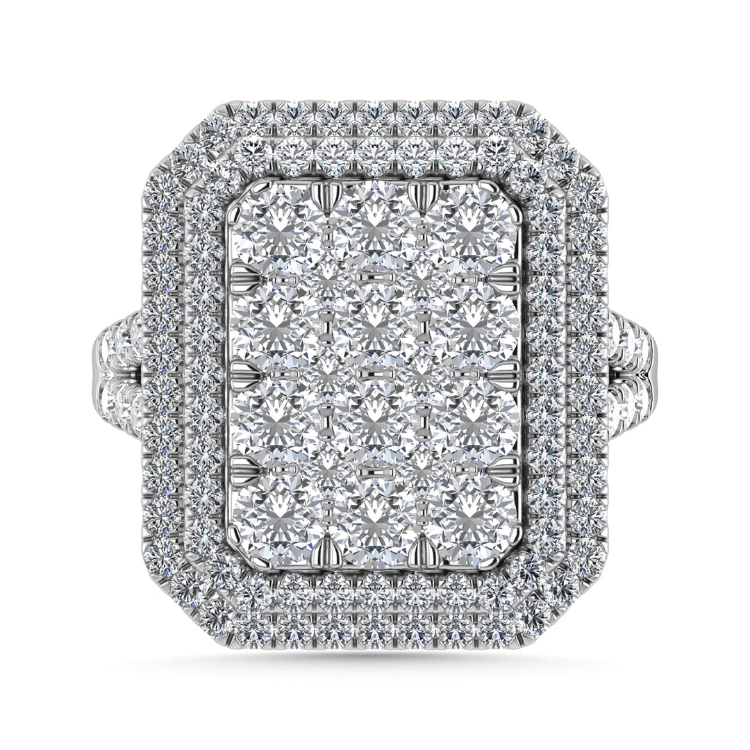 Diamond 3 Ct.Tw. Engagement Ring in 14K White Gold