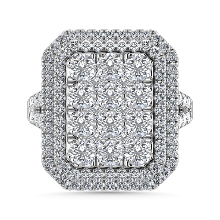 Diamond 3 Ct.Tw. Engagement Ring in 14K White Gold
