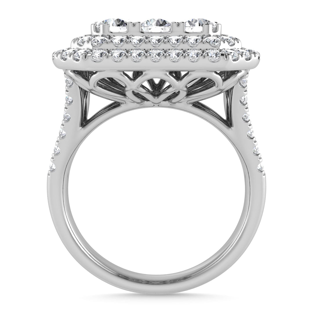 Diamond 3 Ct.Tw. Engagement Ring in 14K White Gold