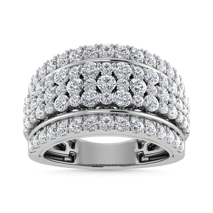 Diamond 2 Ct.Tw. Fashion Ring in 14K White Gold