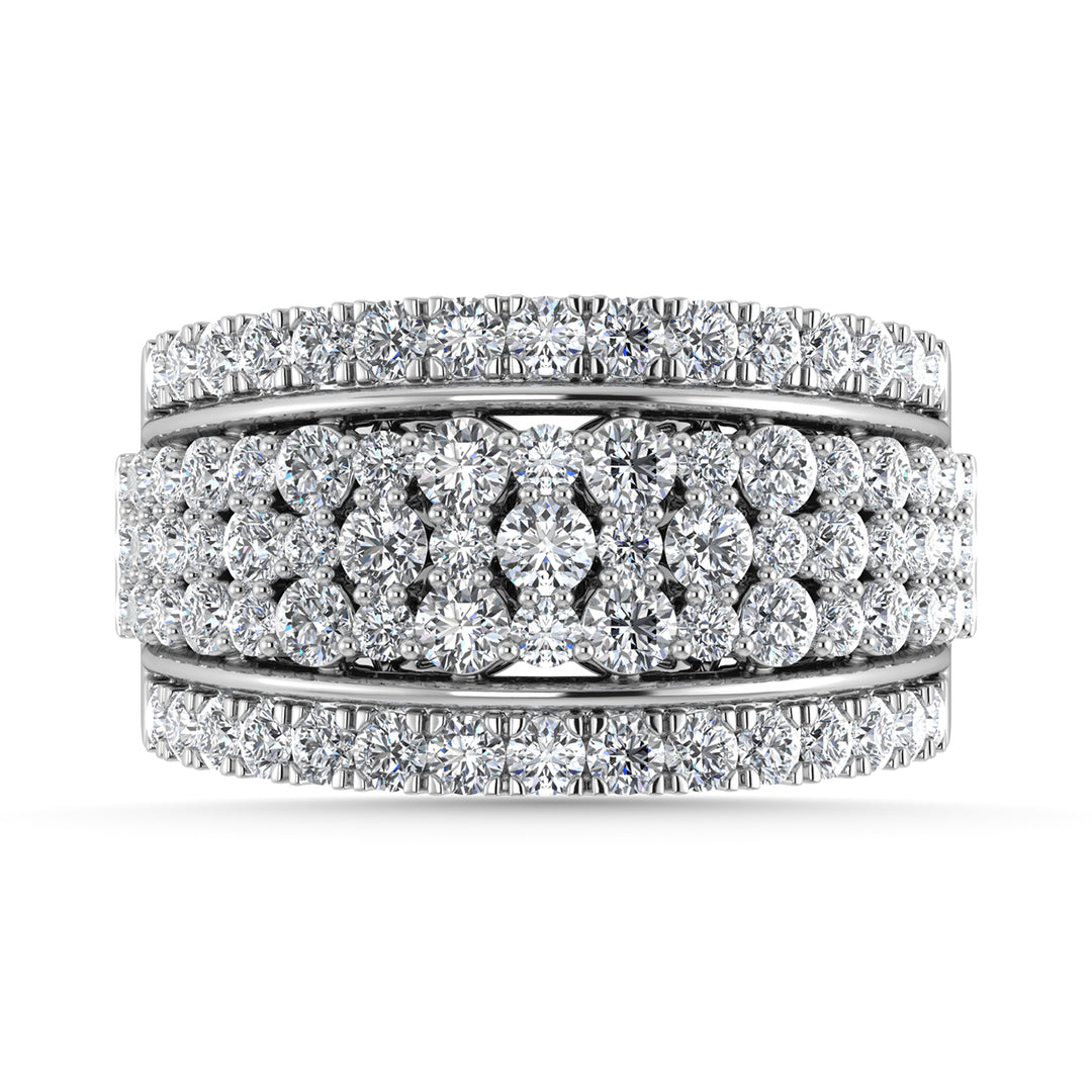 Diamond 2 Ct.Tw. Fashion Ring in 14K White Gold