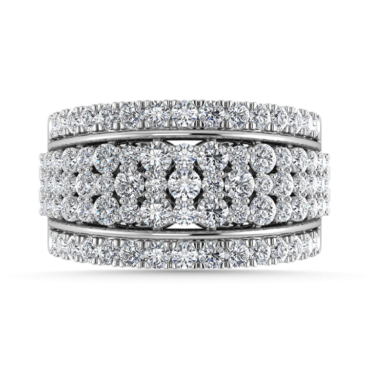 Diamond 2 Ct.Tw. Fashion Ring in 14K White Gold