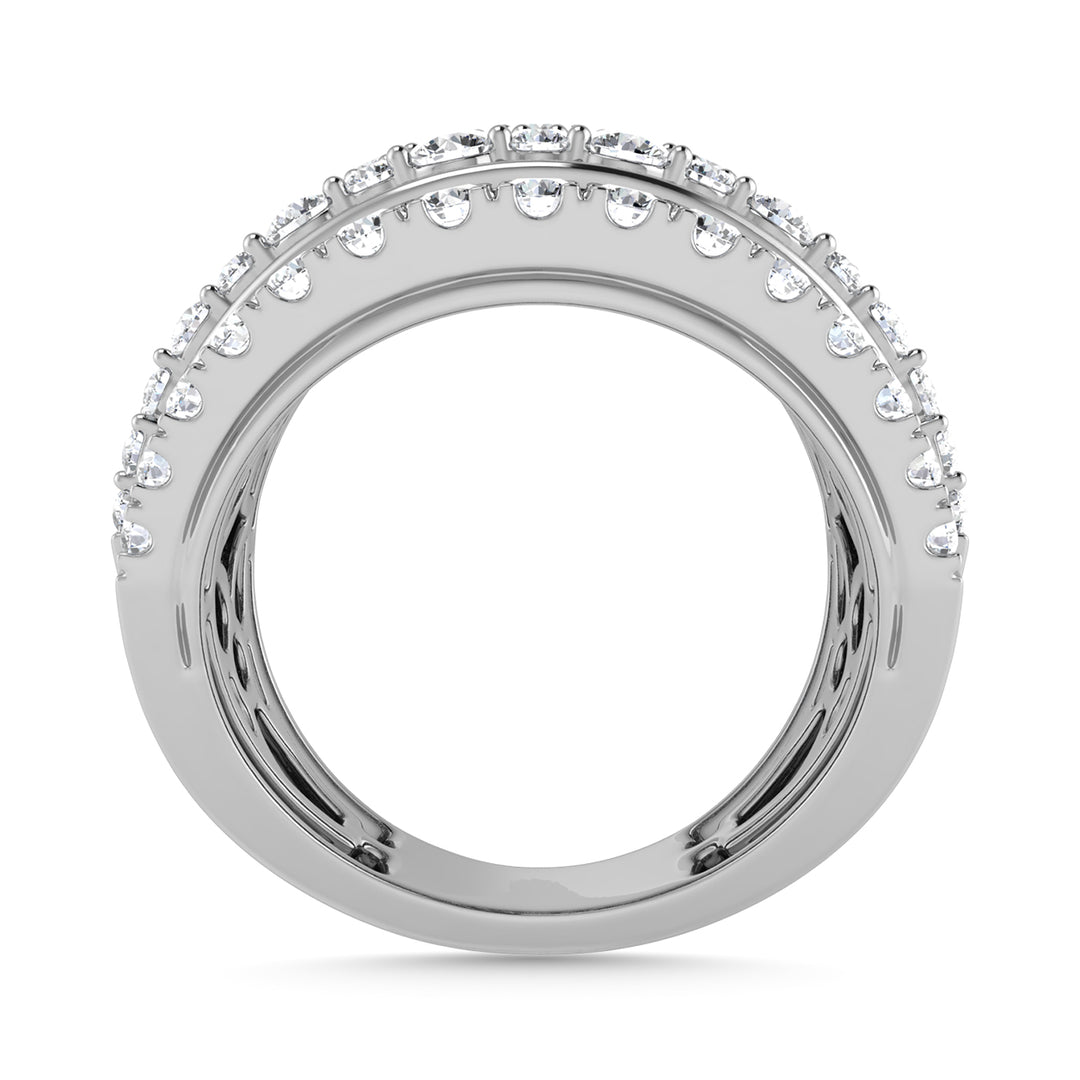 Diamond 2 Ct.Tw. Fashion Ring in 14K White Gold