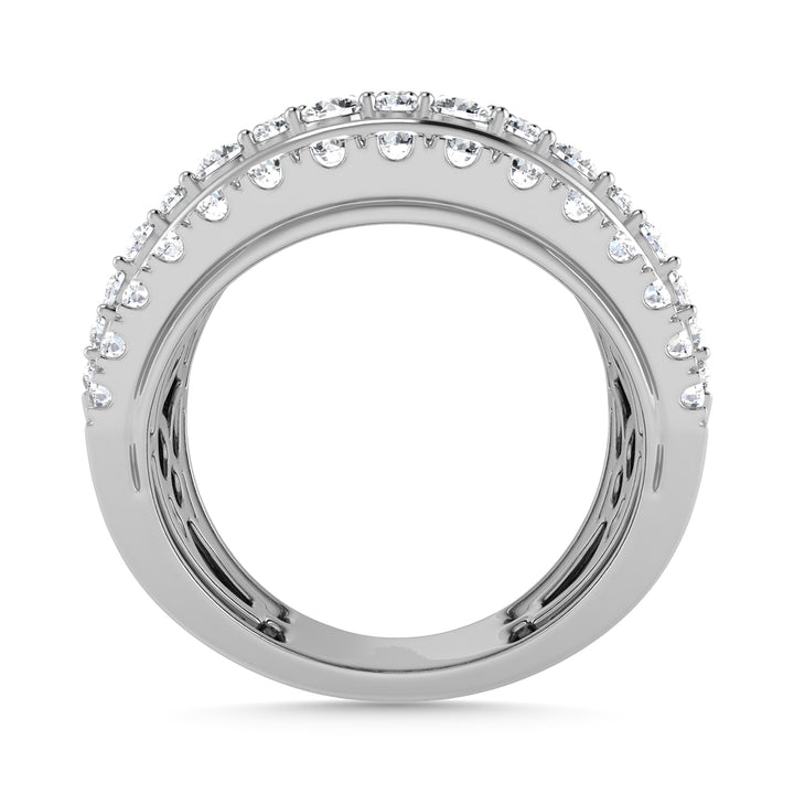 Diamond 2 Ct.Tw. Fashion Ring in 14K White Gold