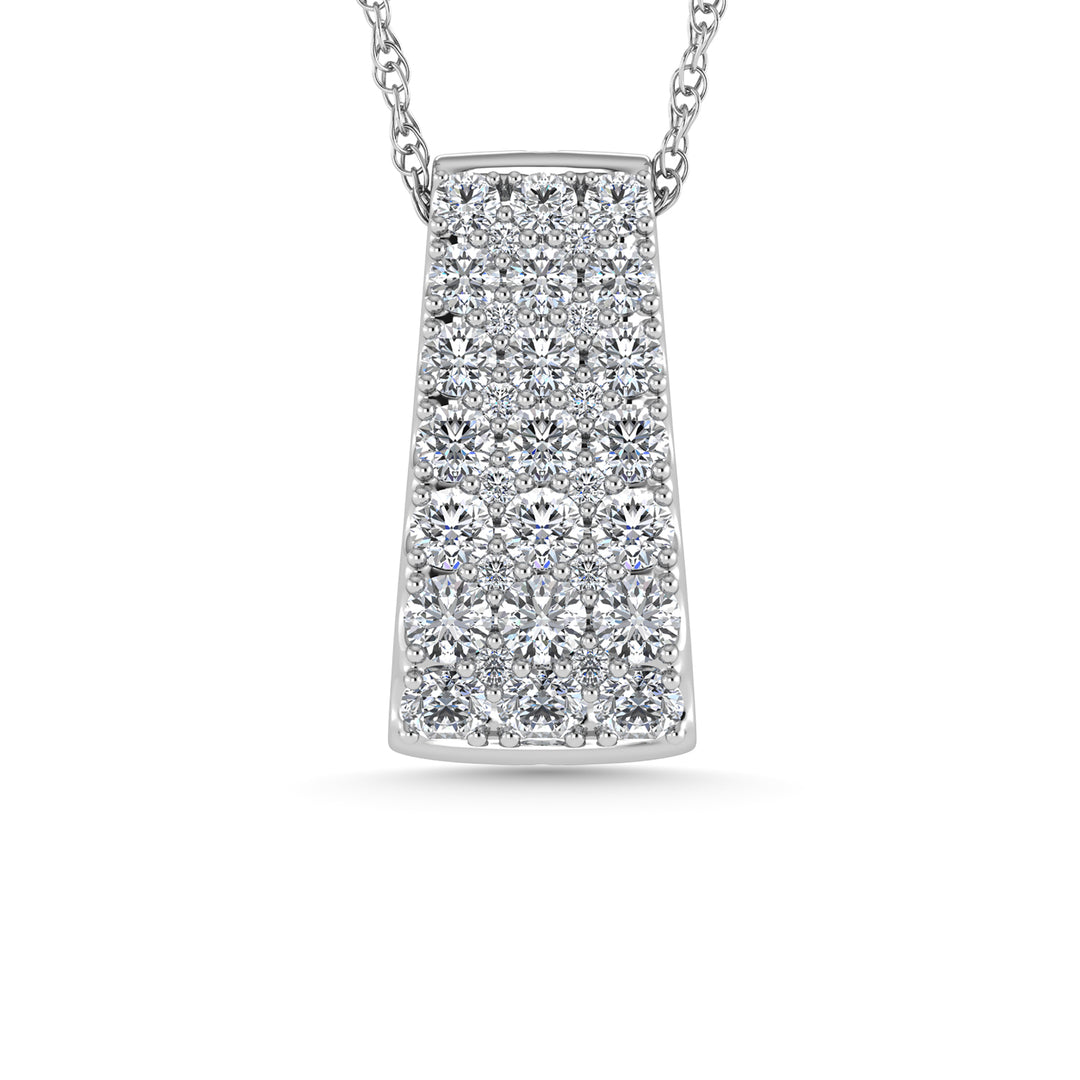 Diamond 3/4 Ct.Tw. Fashion Pendant in 14K White Gold