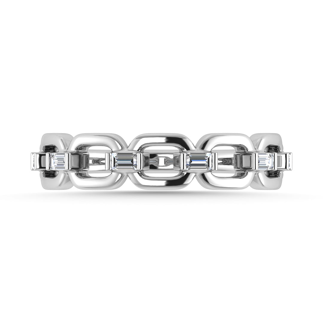Diamond 1/8 Ct.Tw. Fashion Ring in 10K White Gold