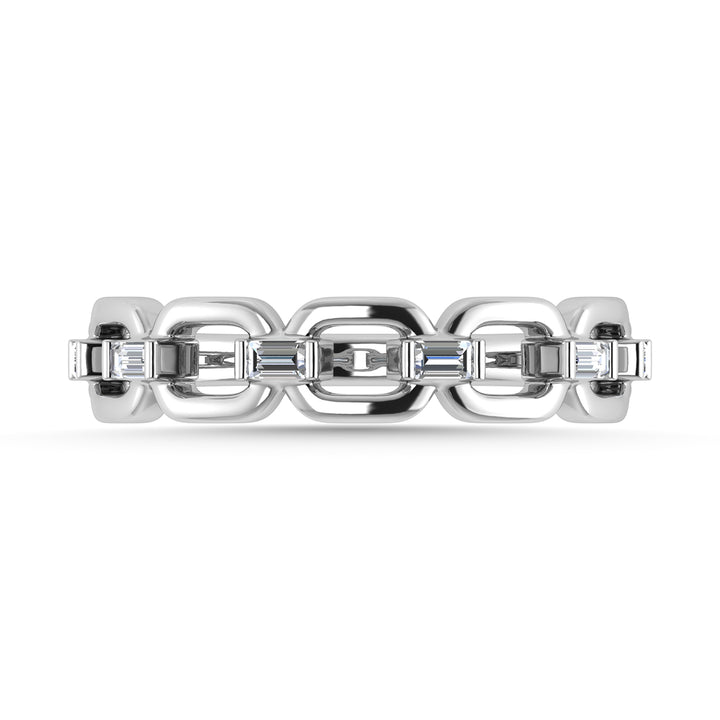 Diamond 1/8 Ct.Tw. Fashion Ring in 10K White Gold