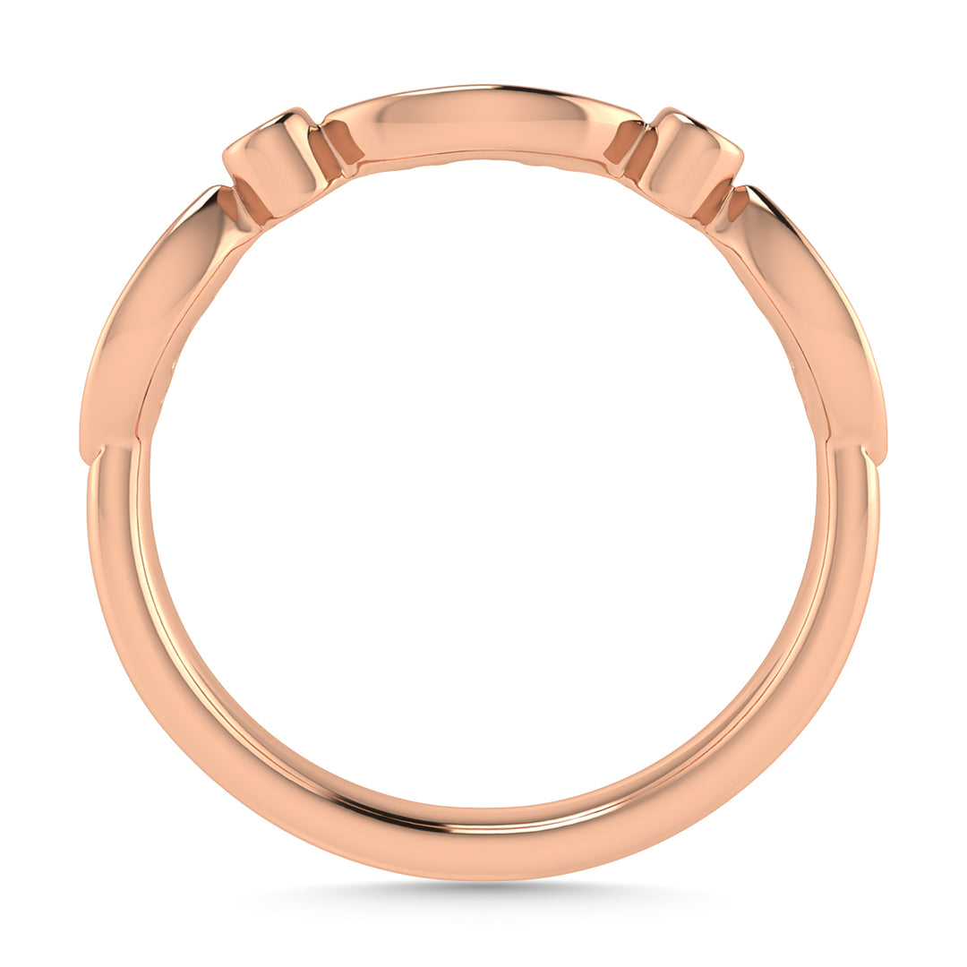 Diamond 1/8 Ct.Tw. Fashion Ring in 10K Rose Gold