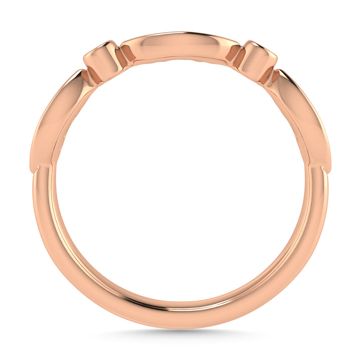 Diamond 1/8 Ct.Tw. Fashion Ring in 10K Rose Gold