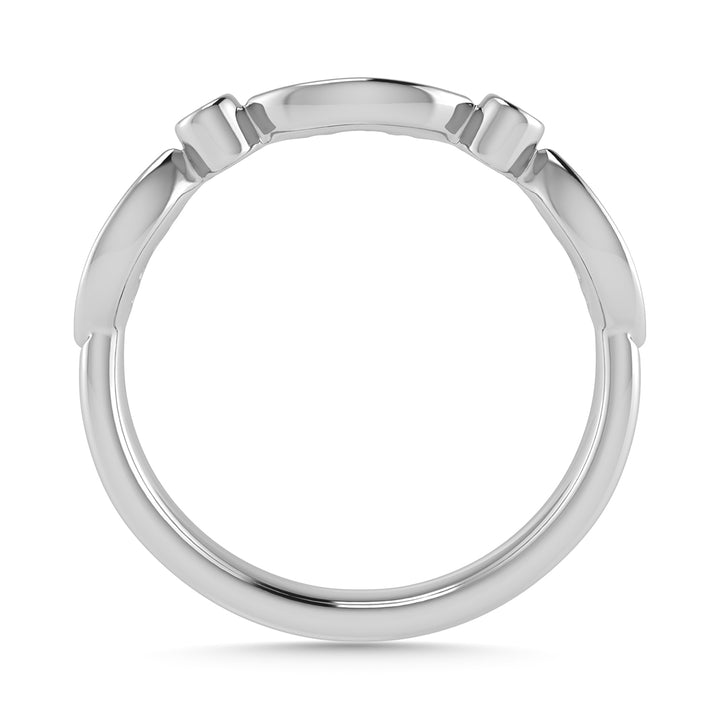 Diamond 1/8 Ct.Tw. Fashion Ring in 10K White Gold