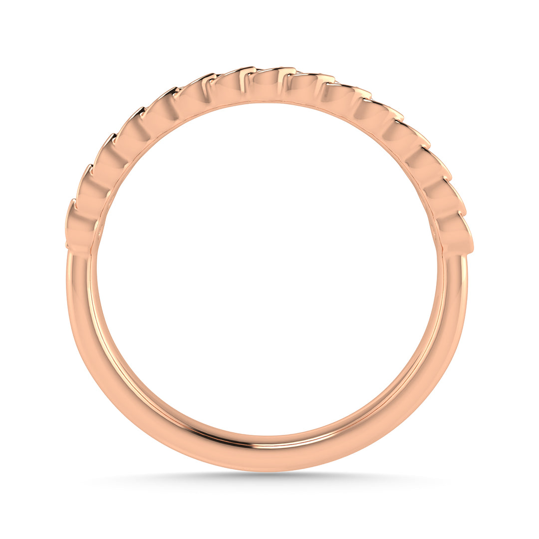 Diamond 1/6 Ct.Tw. Stack Band in 14K Rose Gold