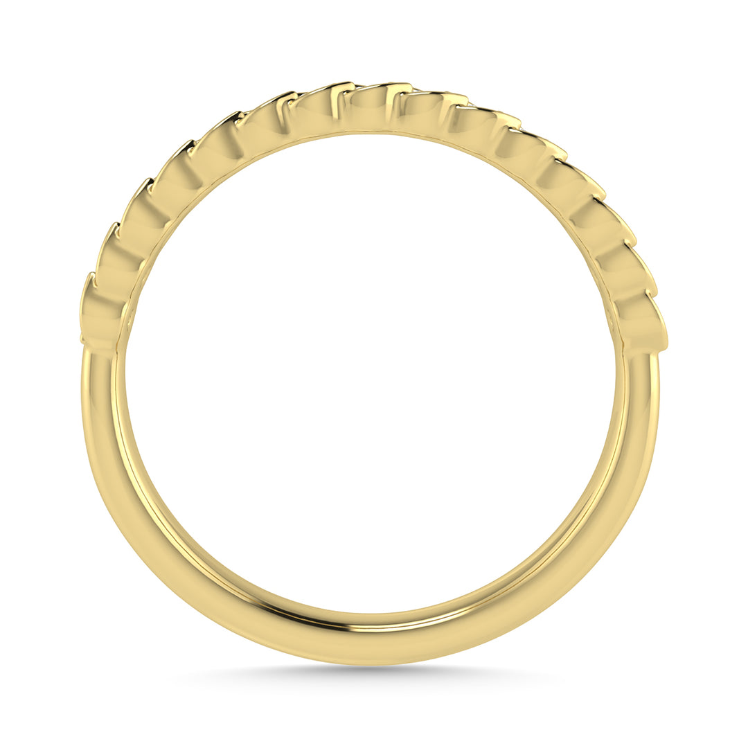 Diamond 1/6 Ct.Tw. Stack Band in 14K Yellow Gold